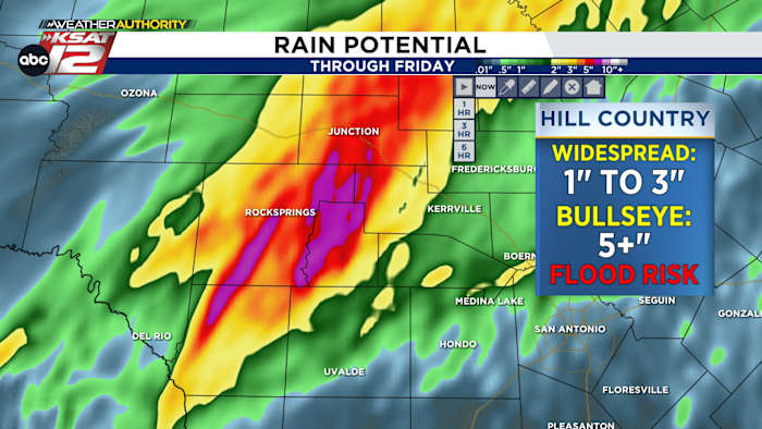 Motregen, vlekkerige buien voor Zuid-Afrika, vannacht kans op hevige regen in het Heuvelland