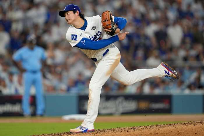 Shohei Ohtani zou laat in de World Series zijn eerste MLB-optreden voor Dodgers kunnen maken