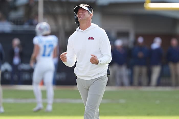 LSU lokt Lane Kiffin weg van virtuele play-off-lock Ole Miss
