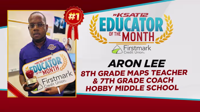 Hobbyleraar op de middelbare school en coach, uitgeroepen tot KSAT's Opvoeder van de maand