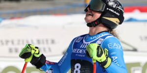 Aicher eindigt als tweede in de afdaling en verkleint daarmee de voorsprong van Vonn en Shiffrin in het WK-klassement