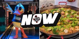 Fiesta Medal Giveaway bij Quick Quack en The Pacifico Paella Challenge met chef-kok Johnny Hernandez