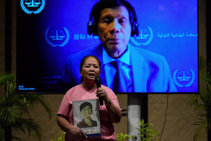 Het Internationaal Strafhof opent hoorzittingen tegen de voormalige Filippijnse president Rodrigo Duterte