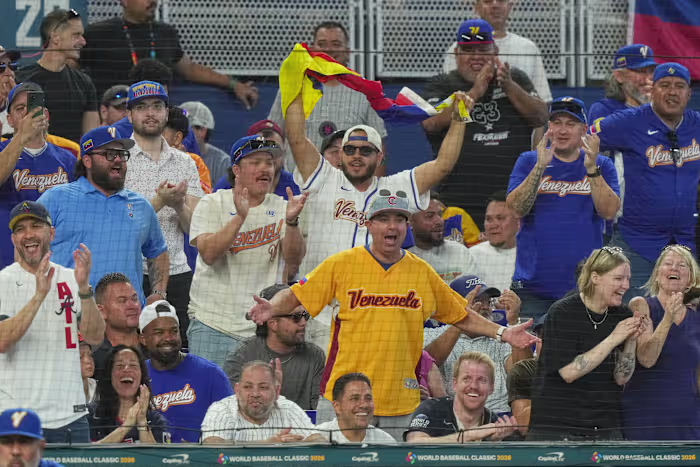 In Miami was de openingswedstrijd van de World Baseball Classic een feest voor Venezolaanse fans