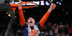 Illinois baant zich een weg naar de eerste Final Four in 21 jaar, door Iowa met 71-59 te verslaan