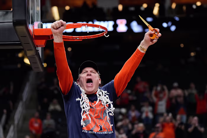 Illinois baant zich een weg naar de eerste Final Four in 21 jaar, door Iowa met 71-59 te verslaan