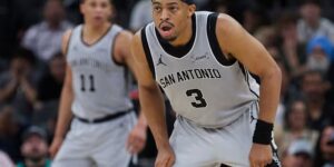Keldon Johnson van de Spurs geëerd als zesde man van het jaar in de NBA, na Jaquez en Hardaway
