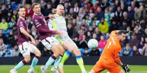 Man City bovenaan in de Premier League als de winnaar van Haaland Burnley degradeert