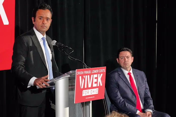 Vance voert zijn strijd tegen fraude naar het rode Ohio, modderige wateren voor Vivek Ramaswamy van de GOP