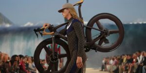 Pharrell stuurt Vuitton aan het surfen terwijl Jeremy Allen White, Missy Elliott en Victor Wembanyama toekijken