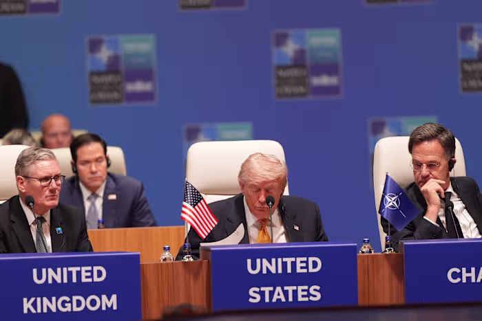 Afhaalrestaurants: Trump verlaat de NAVO-top en verklaart na een moeizame start 'veel liefde' met zijn bondgenoten
