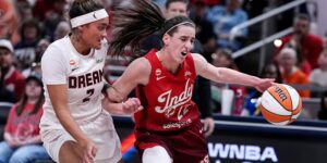 Caitlin Clark veroordeelt ‘intimidatie’ nu WNBA-spelers worden geconfronteerd met een golf van online bedreigingen