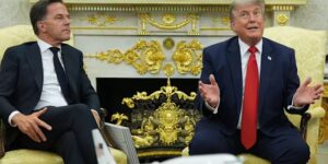 De Trump-fluisteraar van de NAVO ontmoet de president in een poging hem te sussen vóór de top van volgende maand