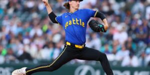Mariners-werper Bryce Miller verliest zijn no-hit-bod in de 7e inning tegen de Angels