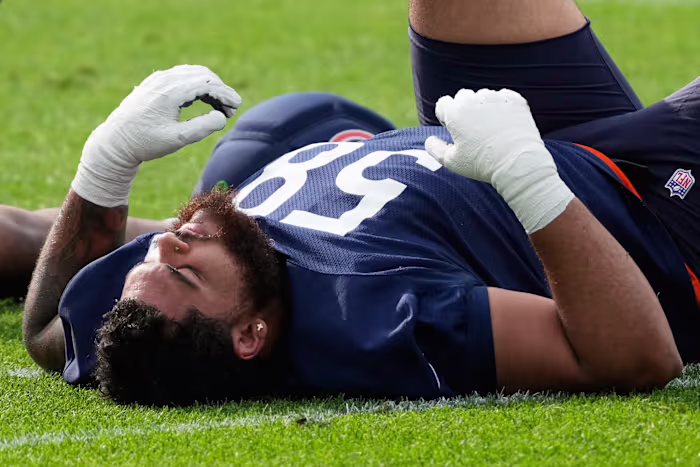 Chicago Bears juiste tackle Darnell Wright krijgt een vierjarig contract ter waarde van $116 miljoen, zegt AP-bron