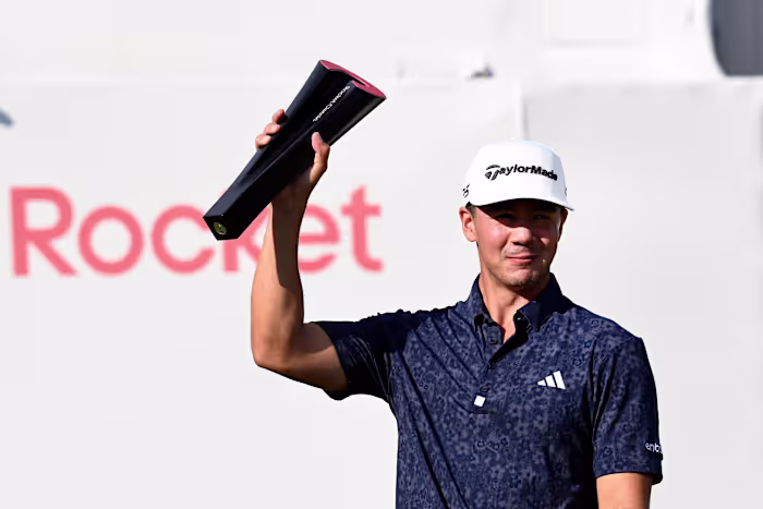 Michael Thorbjornsen wint de eerste PGA Tour-titel met twee schoten voorsprong op de 8e en laatste Rocket Classic