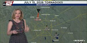 NWS bevestigt twee extra, zwakke tornado’s in Bexar County na stormen van 15 juli
