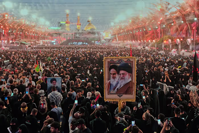 Sjiitische moslims sluiten zich aan bij de Arbaeen-bedevaart in Irak, uit angst voor een escalatie tussen de VS en Iran