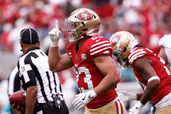 49ers scoren TD's op de eerste 5 drives om de Dolphins met 35-13 te verslaan