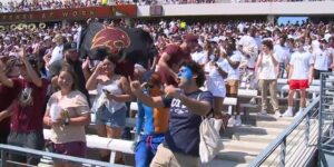Fans werden opgeroepen zich voor te bereiden op extreme hitte tijdens de voetbalwedstrijd UTSA-Texas State in San Marcos