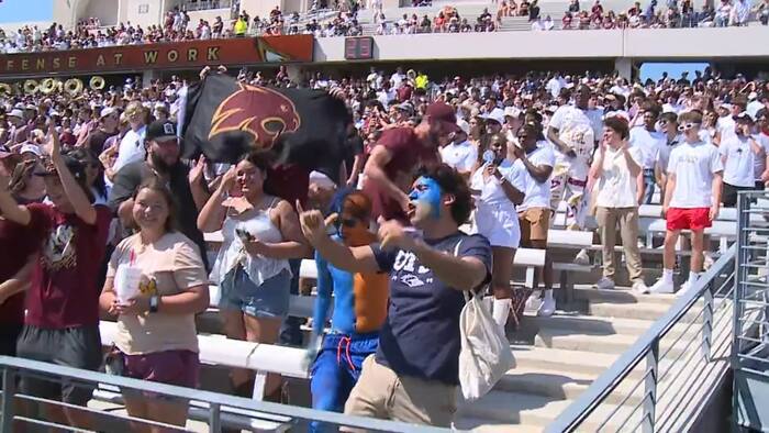 Fans werden opgeroepen zich voor te bereiden op extreme hitte tijdens de voetbalwedstrijd UTSA-Texas State in San Marcos
