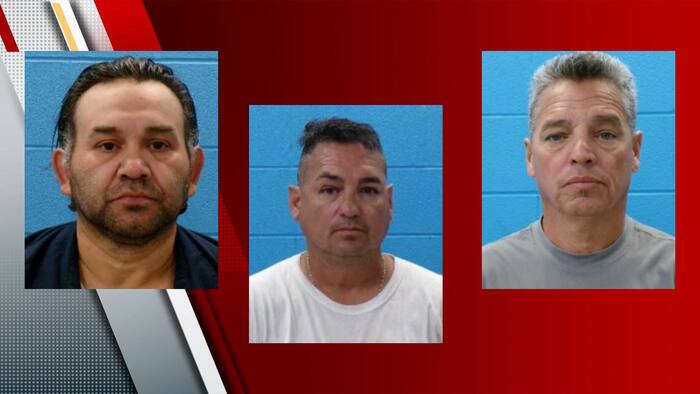 GCSO: 3 mannen uit Texas beschuldigd van het stelen van 9 miljoen pond graan tijdens een graandiefstaloperatie over de hele staat