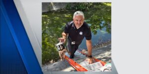 North East ISD-personeel redt chihuahua uit afwateringssloot