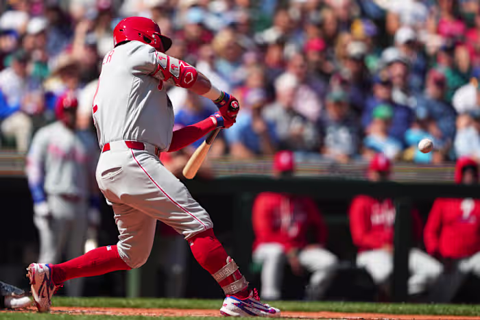 Slugger Kyle Schwarber bereikt 40 homeruns voor het vierde seizoen bij Phillies