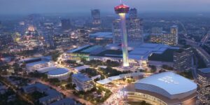 Spurs krijgen grote bedrijven de opdracht om een ​​nieuwe binnenstadsarena te bouwen