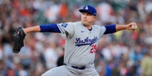 Tarik Skubal huilde en gooide voor de eerste keer in Detroit sinds Tigers hem ruilde voor Dodgers