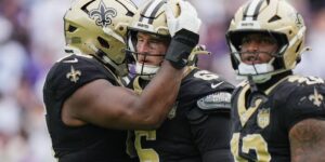 Tyler Shough en de Saints produceren aan het einde twee grote drives om de Ravens 24–17 omver te werpen