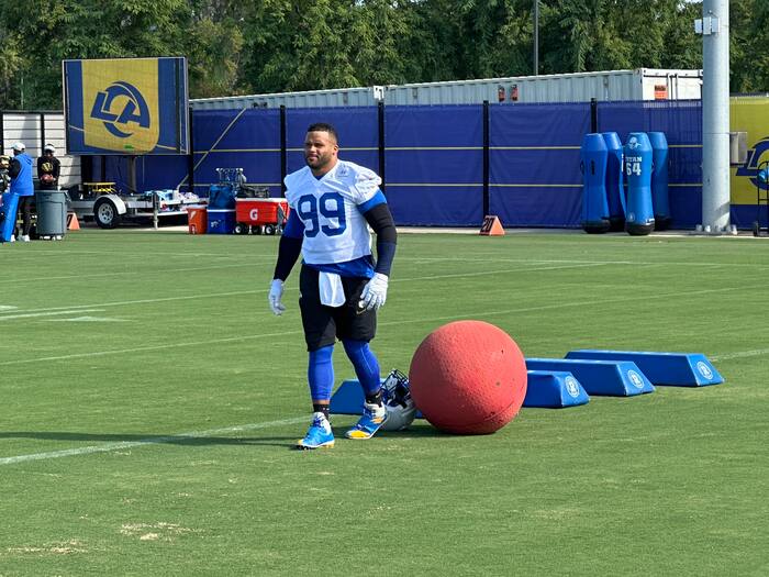 Aaron Donald verwacht maandagavond voor Rams te spelen tegen Giants