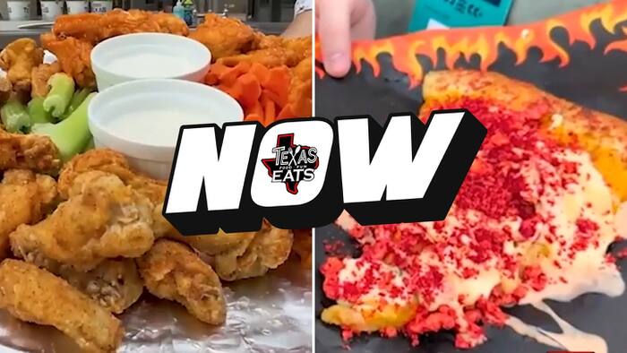 Burger Chop Tater Taco en de Flamin' Crunch Pizza op de State Fair van Texas