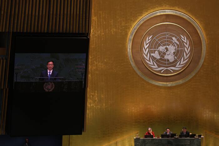 China gebruikt, zoals gewoonlijk, de toespraak van de VN om de mondiale ontwikkeling te bevorderen als oplossing voor de uitdagingen van de wereld
