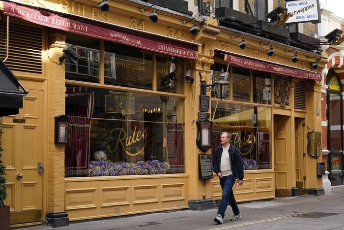 Het gebouw waarin het oudste restaurant van Londen is gevestigd, is gedoneerd aan een liefdadigheidsinstelling voor natuurbehoud