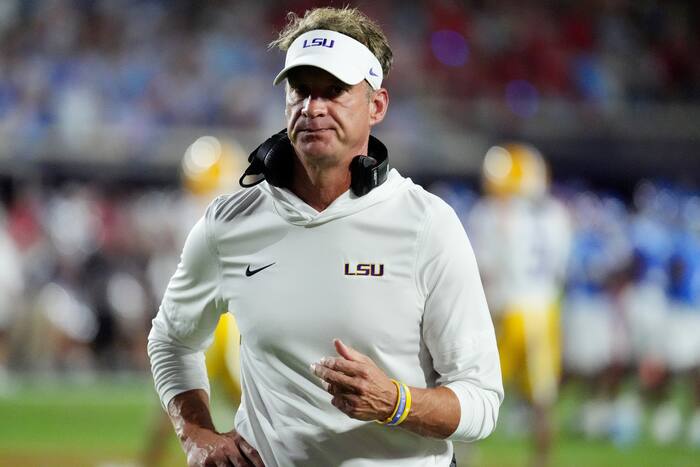 Nr. 7 LSU sputtert in de terugkeer van Lane Kiffin naar Ole Miss, waardoor de SEC een paar top-10 verliezers krijgt