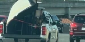 ‘Rijden op de I-35 is absoluut angstaanjagend’: Chauffeurs uit San Antonio zeggen dat puin op de snelweg een voortdurend gevaar vormt