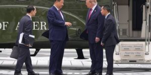 Trump zet de pracht en praal voor Xi uiteen, maar zegt weinig over de aanzienlijke spanningen in de betrekkingen tussen de VS en China
